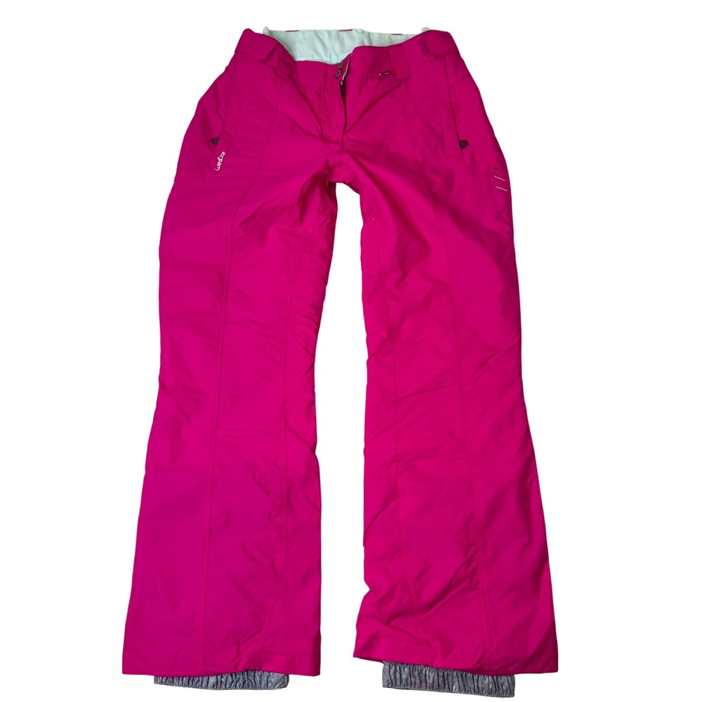 Wedze Decathlon Womens Pink Insulated Ski Snowboard Pants Medium Active Outdoor